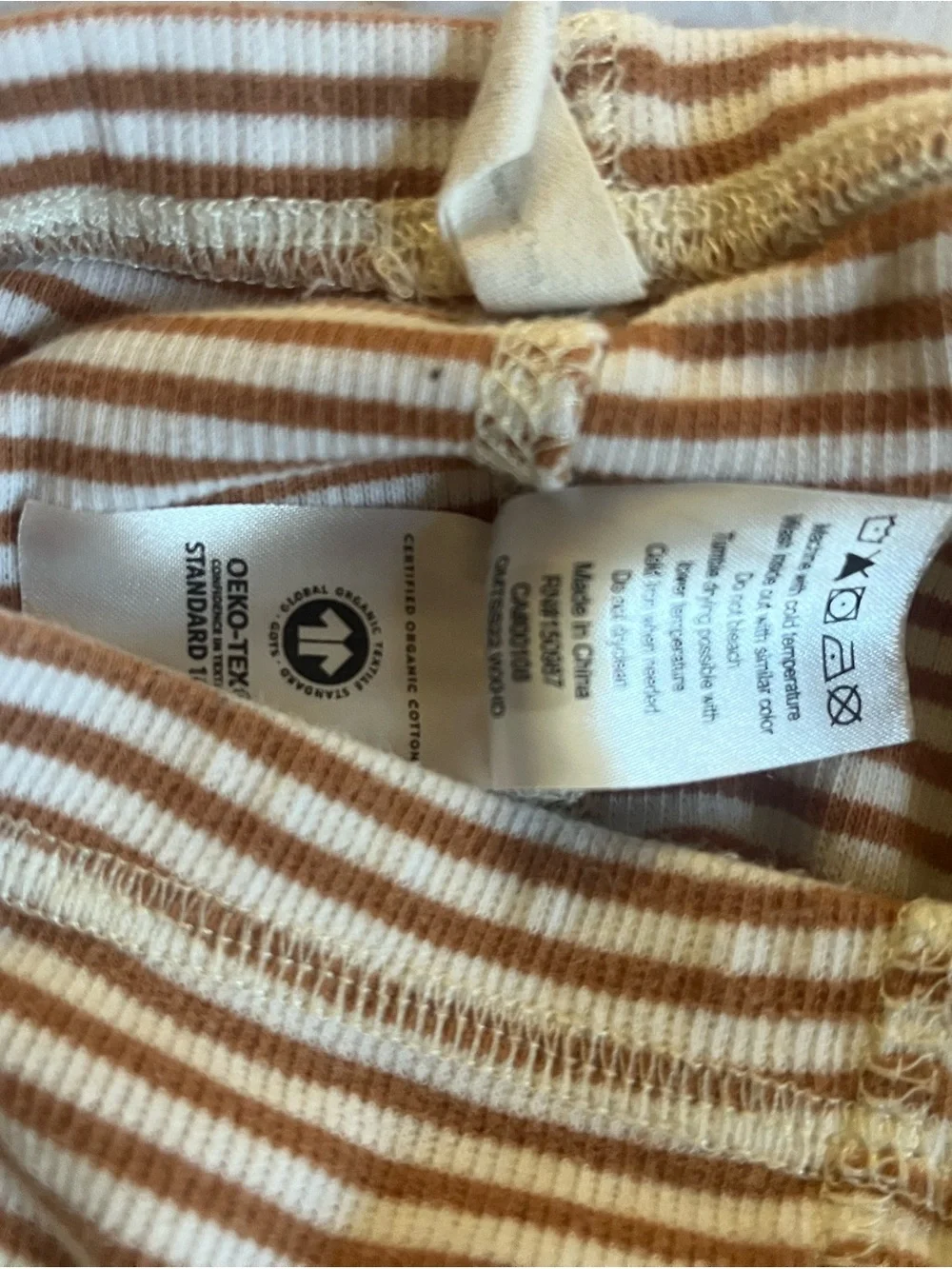 Quincy Mae Organic Cotton Two-Piece Pajamas - size 12-18m